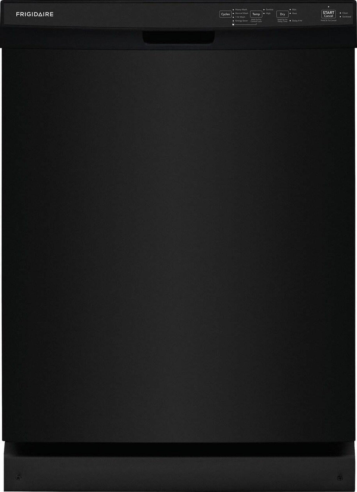 Frigidaire 24″ Built-In Dishwasher, Front Control, Black