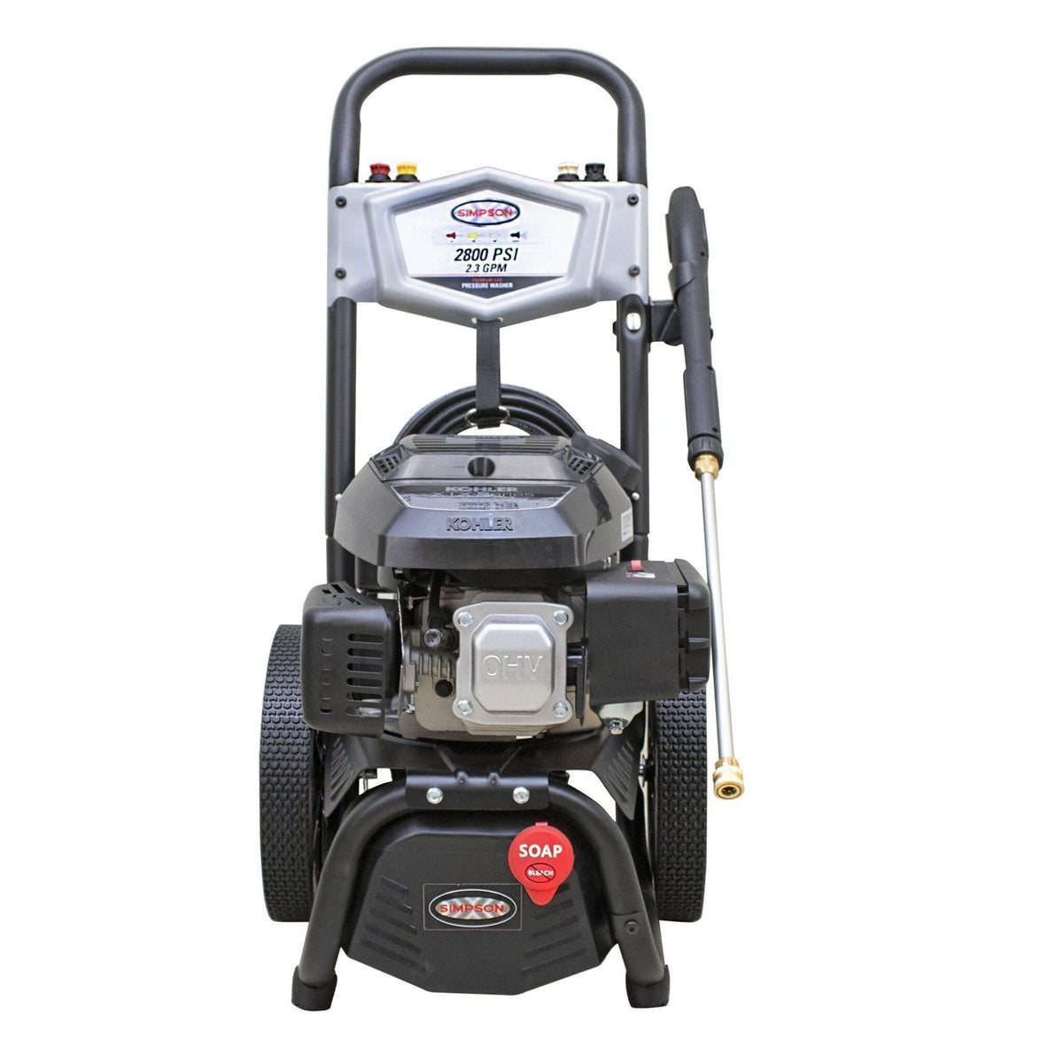 Simpson MegaShot MS61114 2800 PSI Gas Pressure Washer with Kohler XTX675 Engine