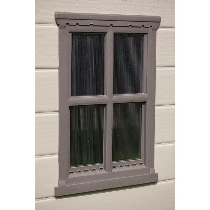 Factor 8 ft. W x 6 ft. D Plastic Storage Shed